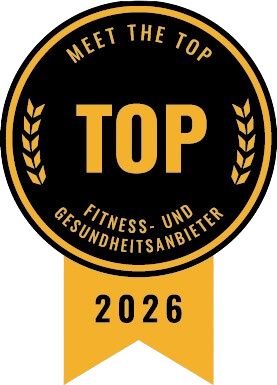 Siegel für BEATZ Fitness 2026 - Top Fitness und Gesundheitsanbieter
